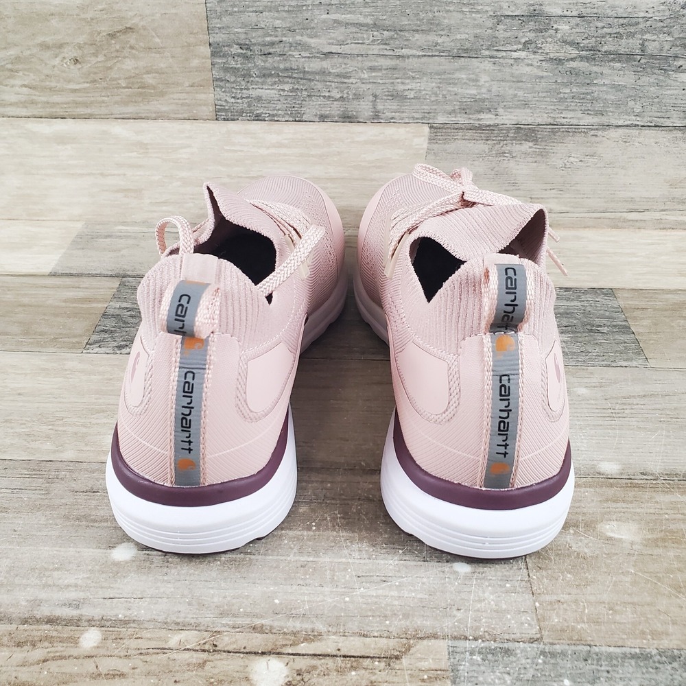 Carhartt Haslett SD Womens Work Shoes Sz 8 M Comfort Nano Toe Light Pink Sneaker - Picture 3 of 12